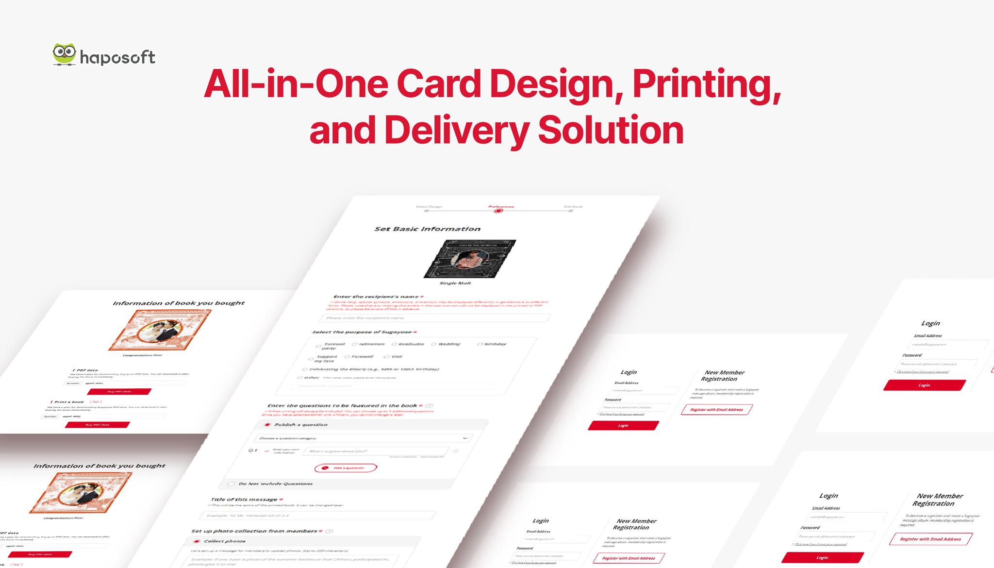 All-in-One Card Design, Printing, and Delivery Solution