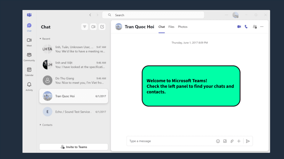 Access Skype chats and contacts inside Microsoft Teams dashboard