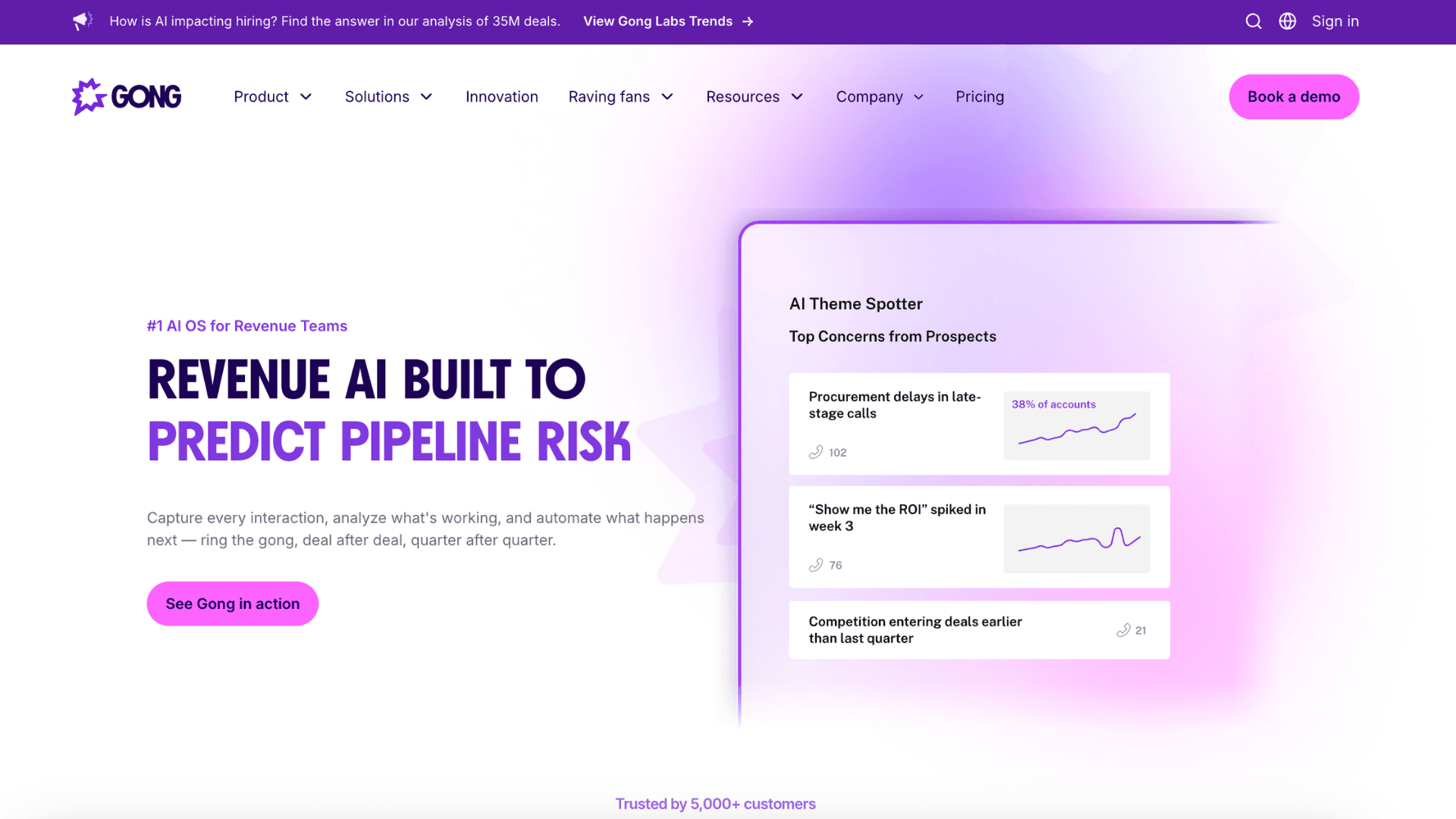 AI Automation Examples - Gong
