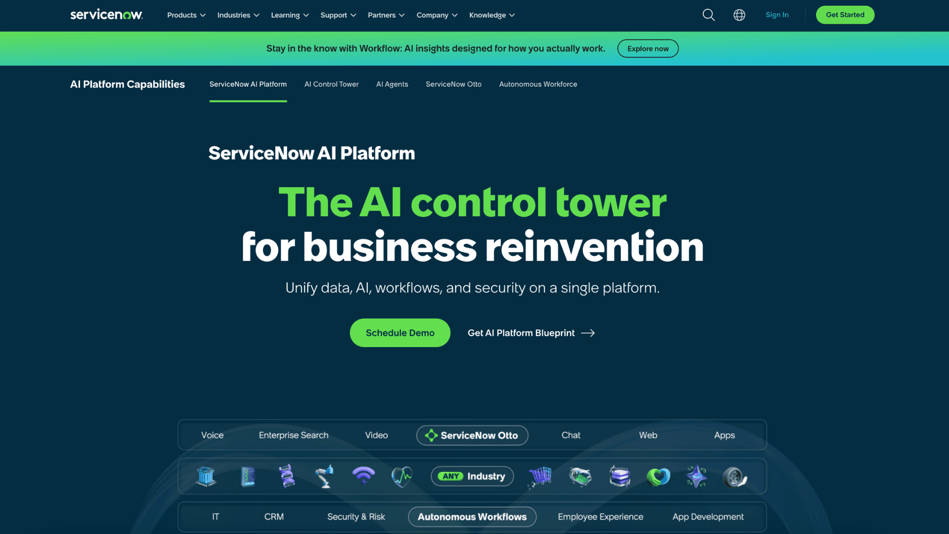 AI Automation Examples - ServiceNow