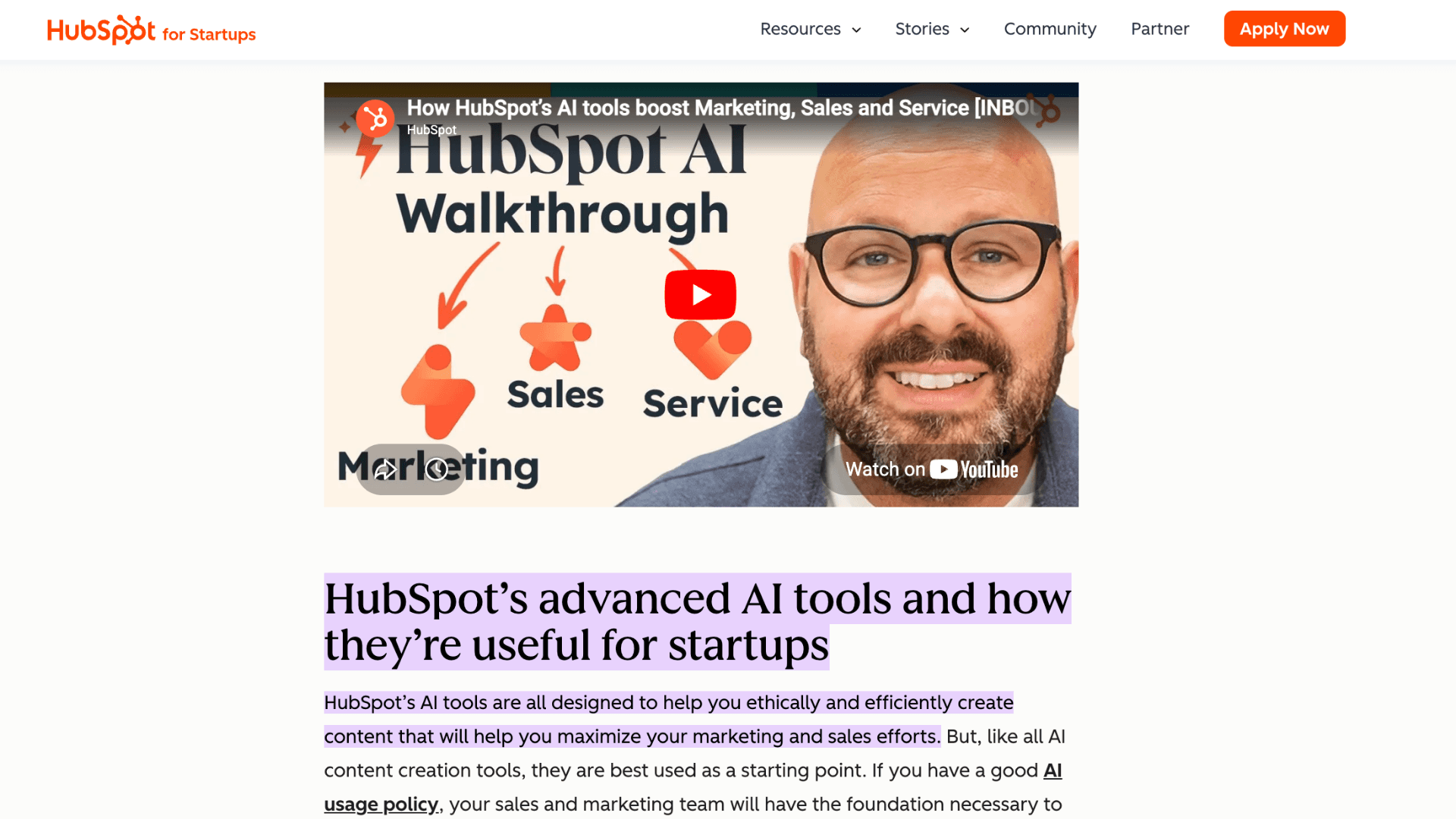 AI エージェント事例: HubSpot AI